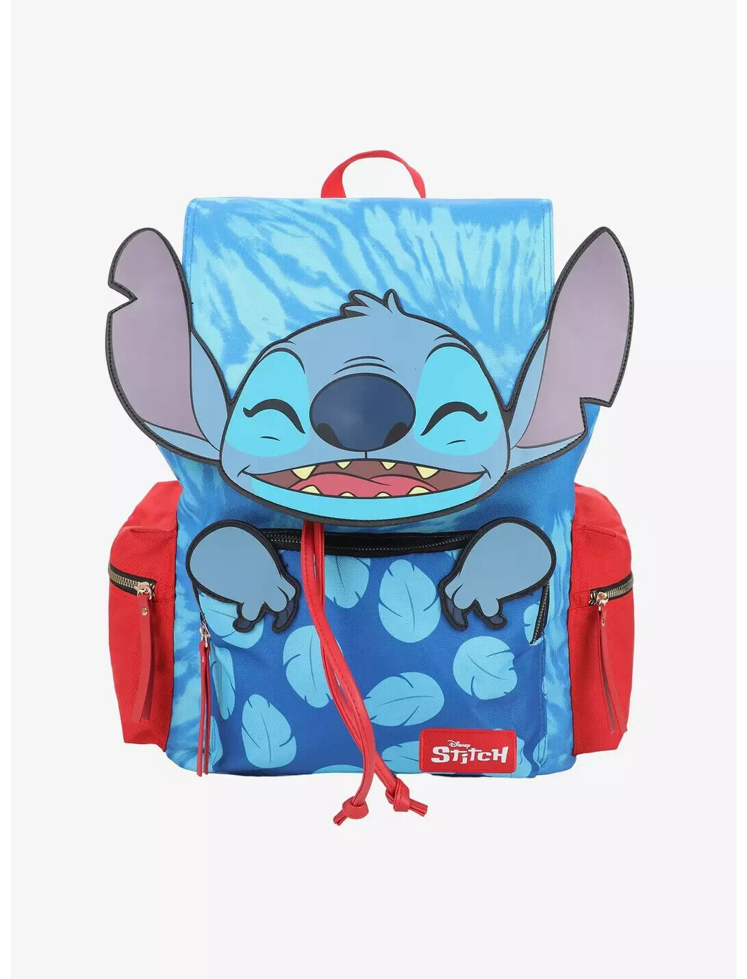 NWT Bioworld Disney Lilo And Stitch Smiling Stitch Slouch Backpack School