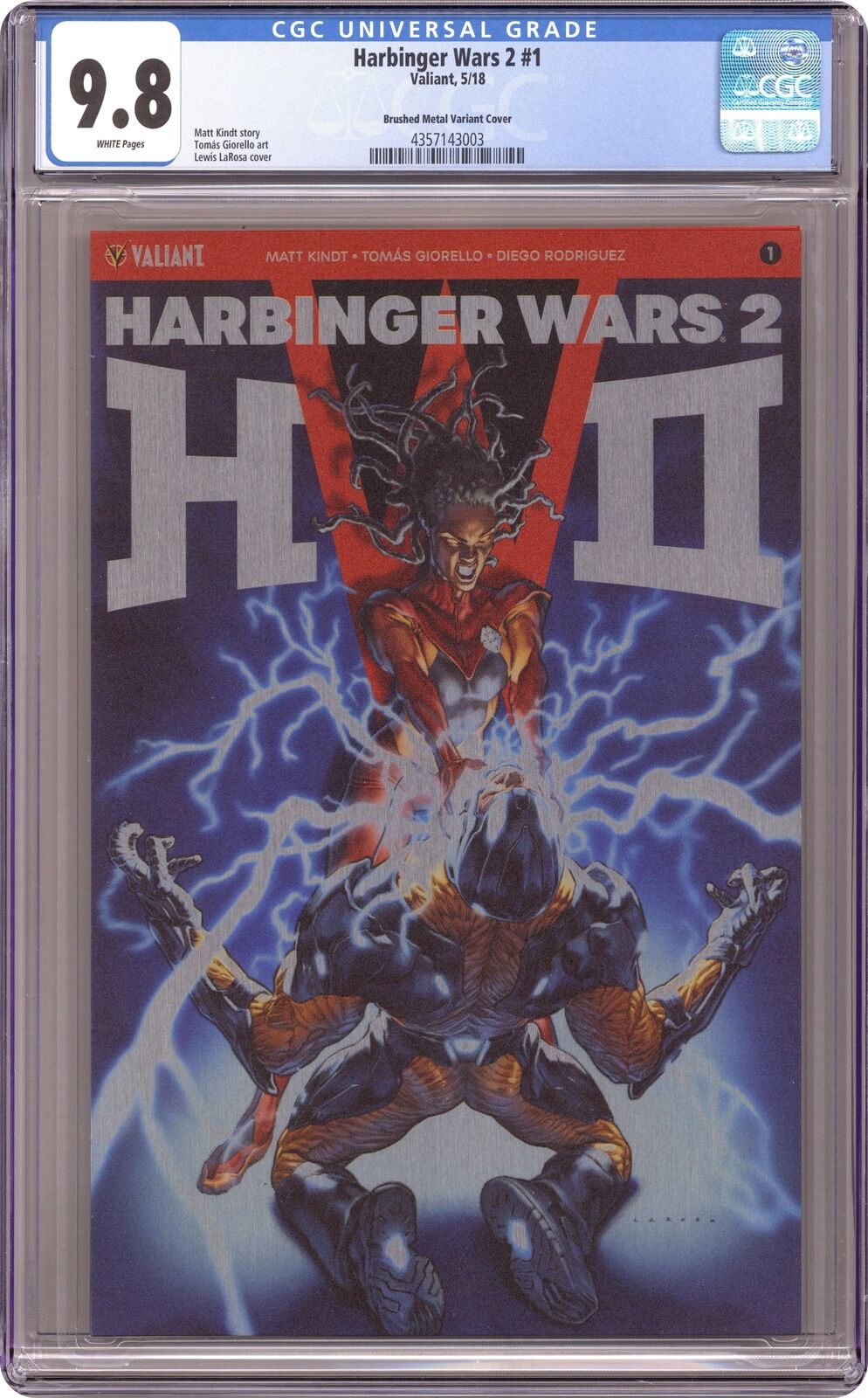 Harbinger Wars 2 1F CGC 9.8 2018 4357143003