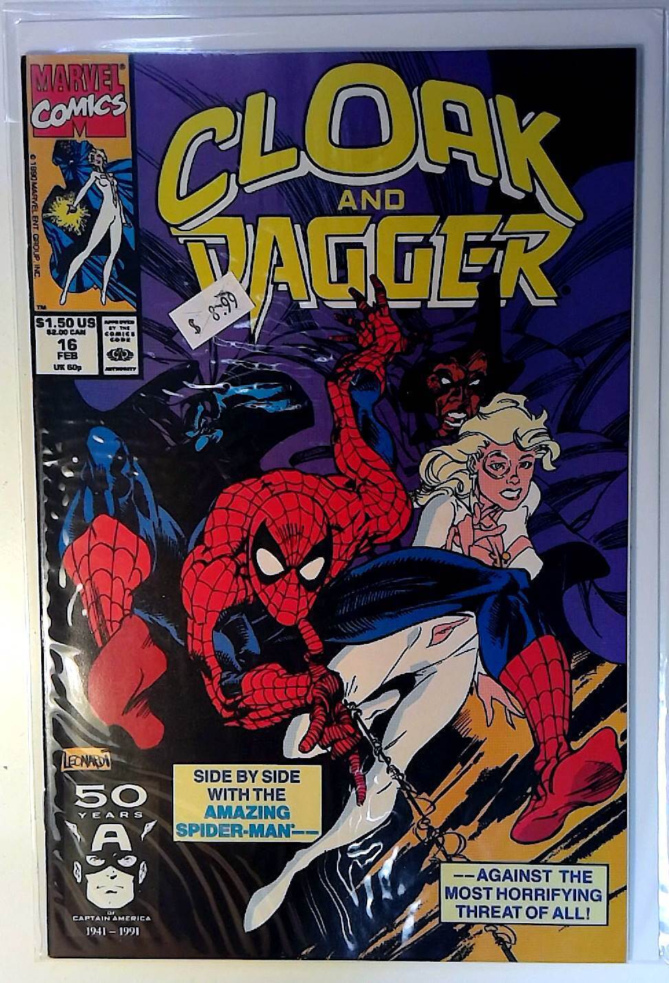 Mutant Misadventures Cloak Dagger #16 Marvel (1991) 3rd Series Spider-Man Comic