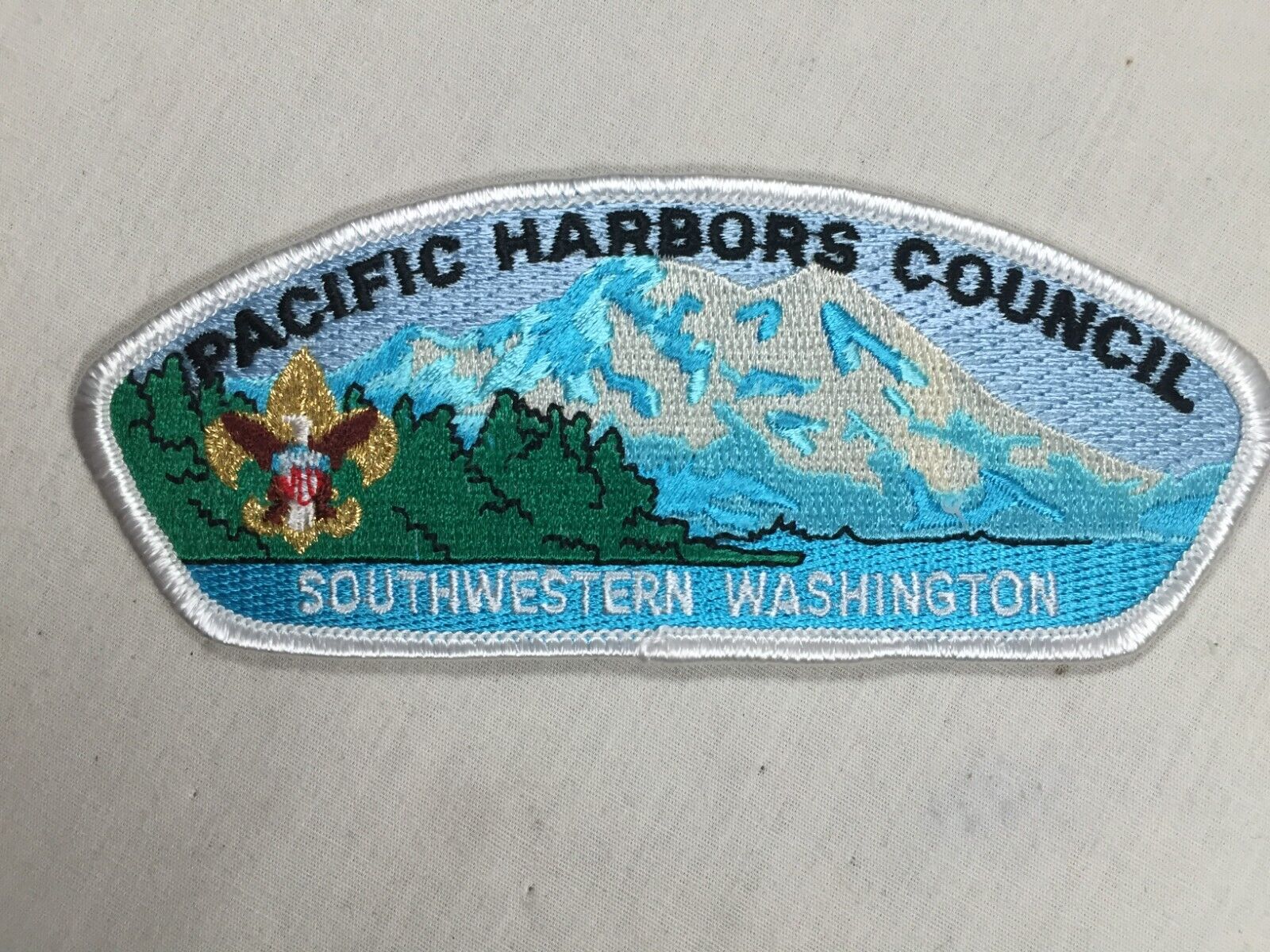 Pacific Harbors Council plastic back BSA CSP Patch