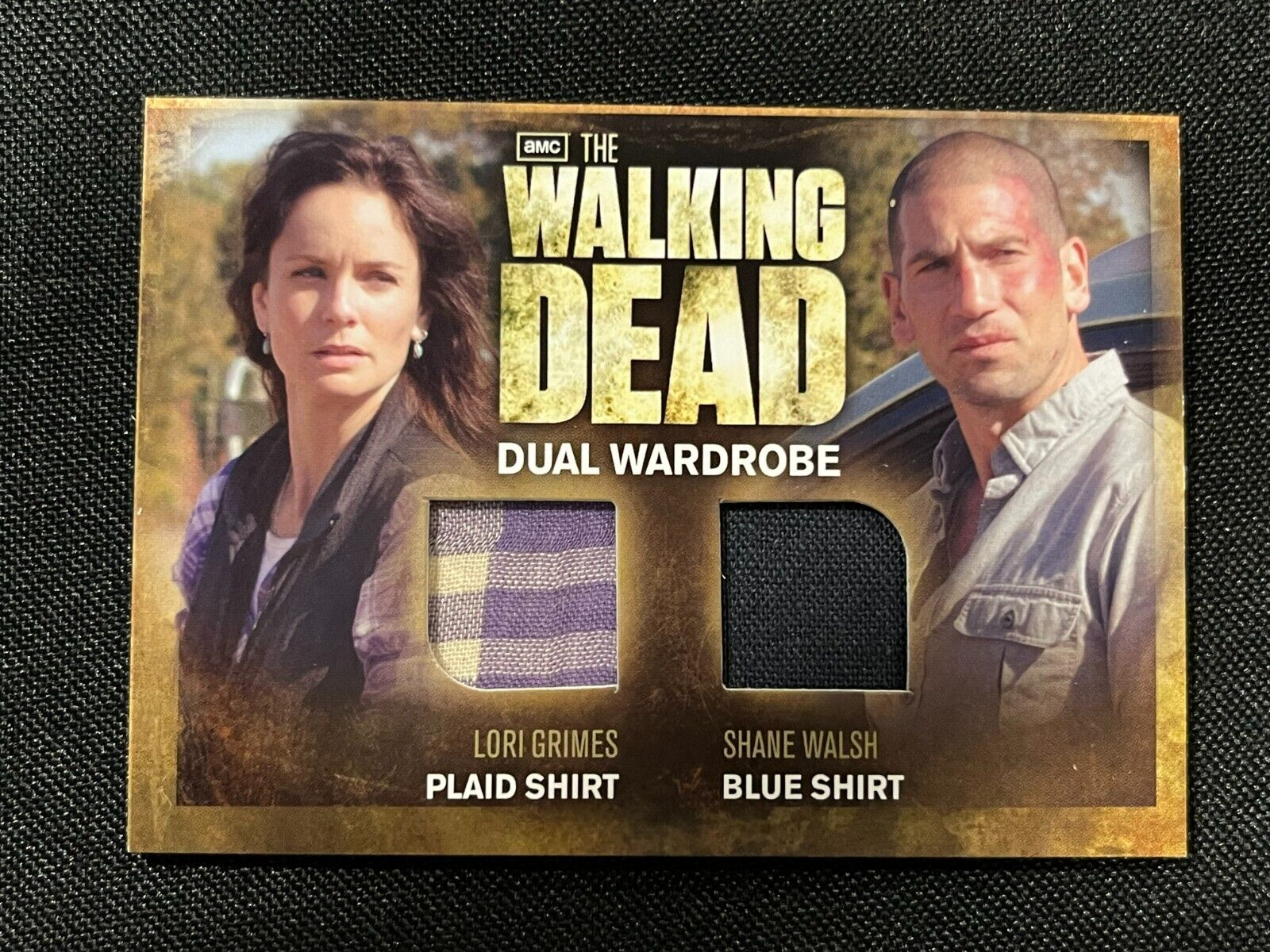 2012 Cryptozoic Walking Dead Lori Grimes Shane Walsh DM03 Dual Patch Card AA