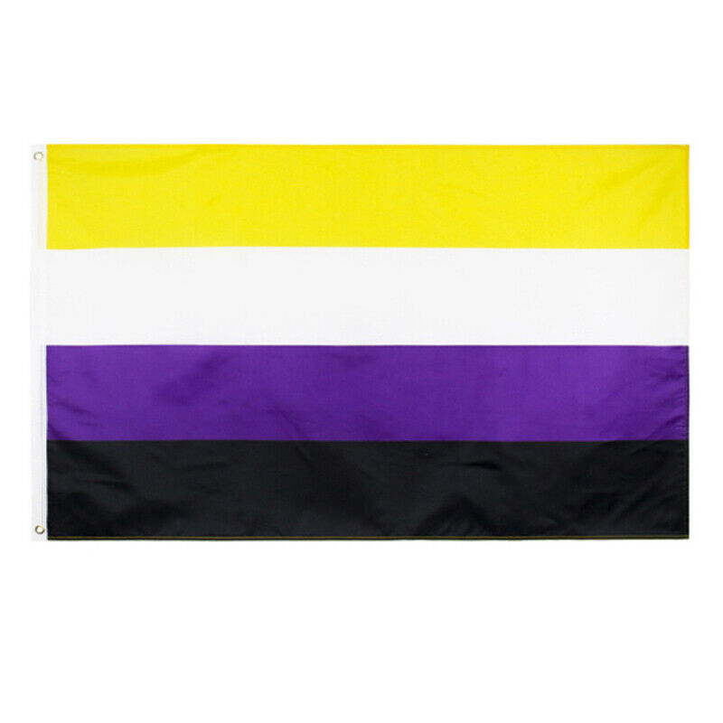 90x150cm NB Pride Genderqueer GQ Gender Identity NONBINARY Non-Binary fl YK