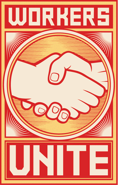 Workers Unite Handshake USSR Soviet Union Car Bumper Sticker Decal 3\