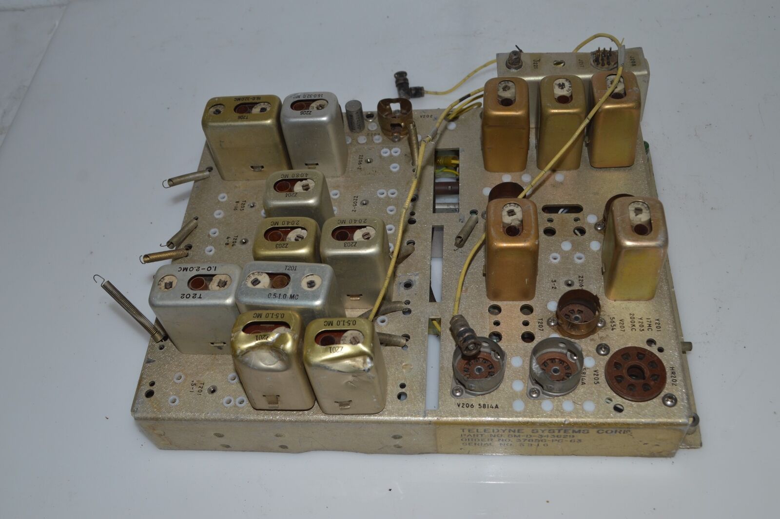 *TC* TELEDYNE SYSTEMS CORP P/N SM-D-343629 TUBE AMPLIFIER (IPS31)