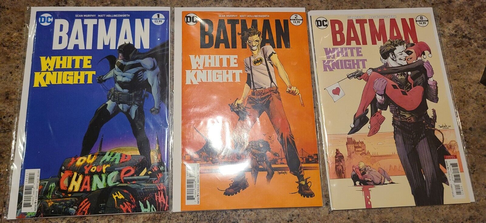 Batman White Knight Lot 1 2 8 Volumes