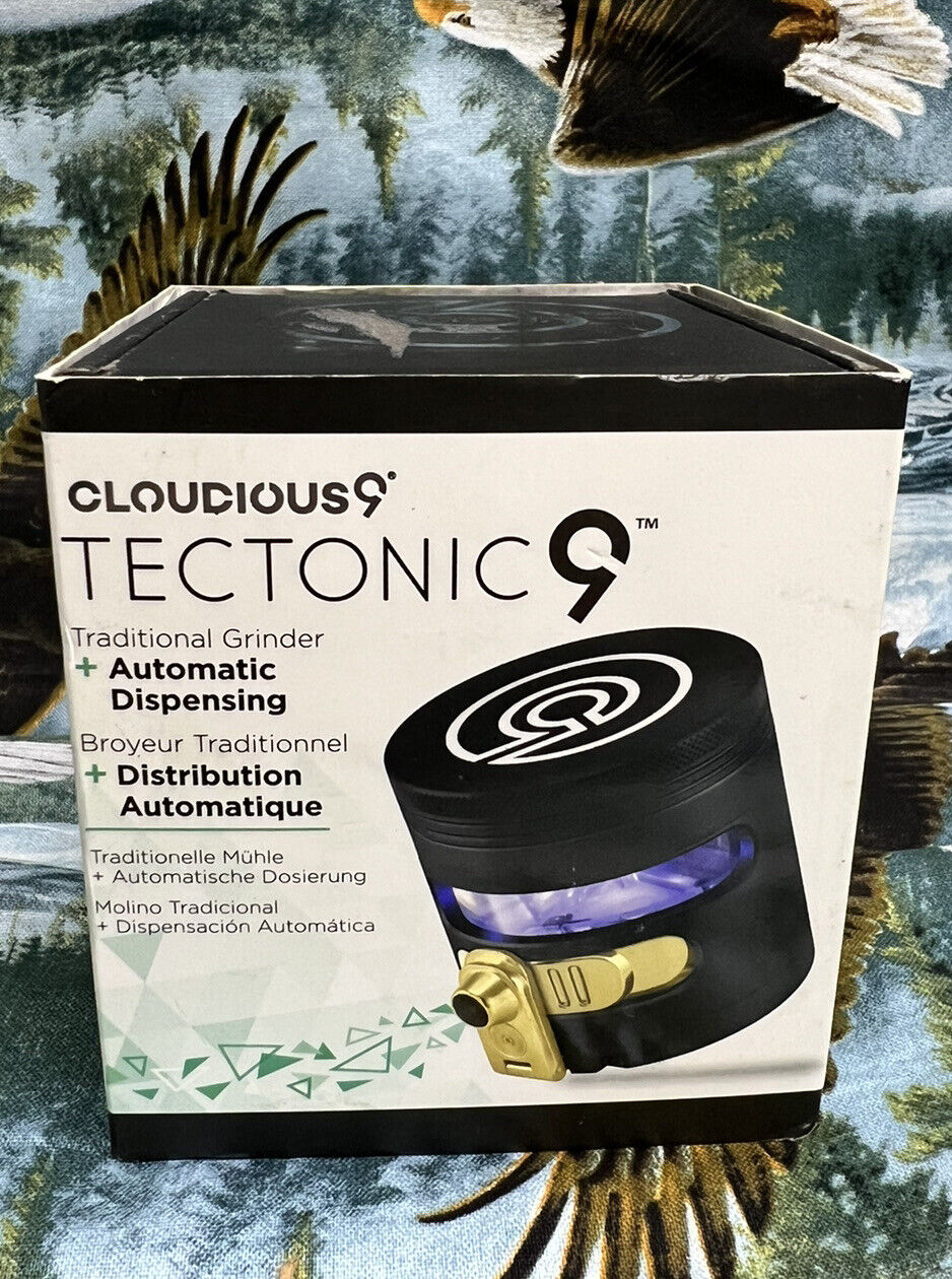 Cloudious9 Tectonic 9 Herb Grinder -open box