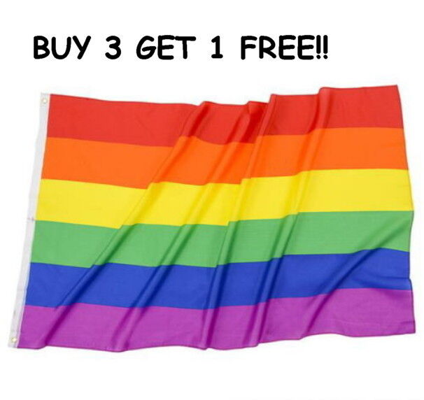  Rainbow Flag Big 3 x 5 FT Gay Pride Lesbian 36\