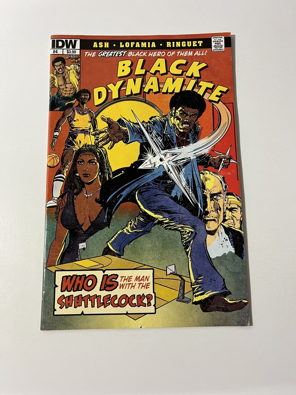 Black Dynamite #4 IDW Comics 2013 Cover A