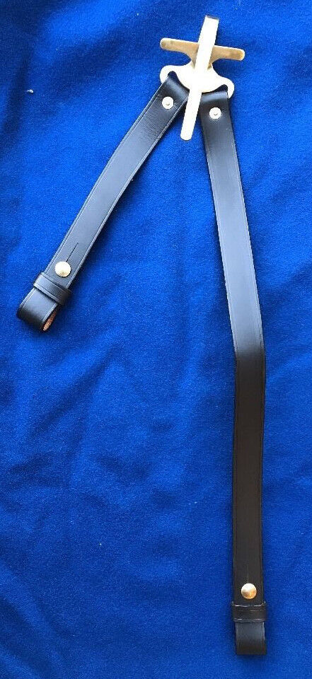 J.E.B. Stuart 1859 Patent Saber Hanger for Cavalry with Leather Straps