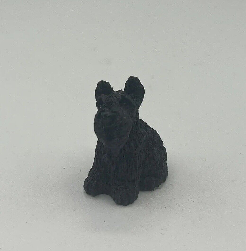 Vintage Mini Black Scottish Terrier Figurine 
