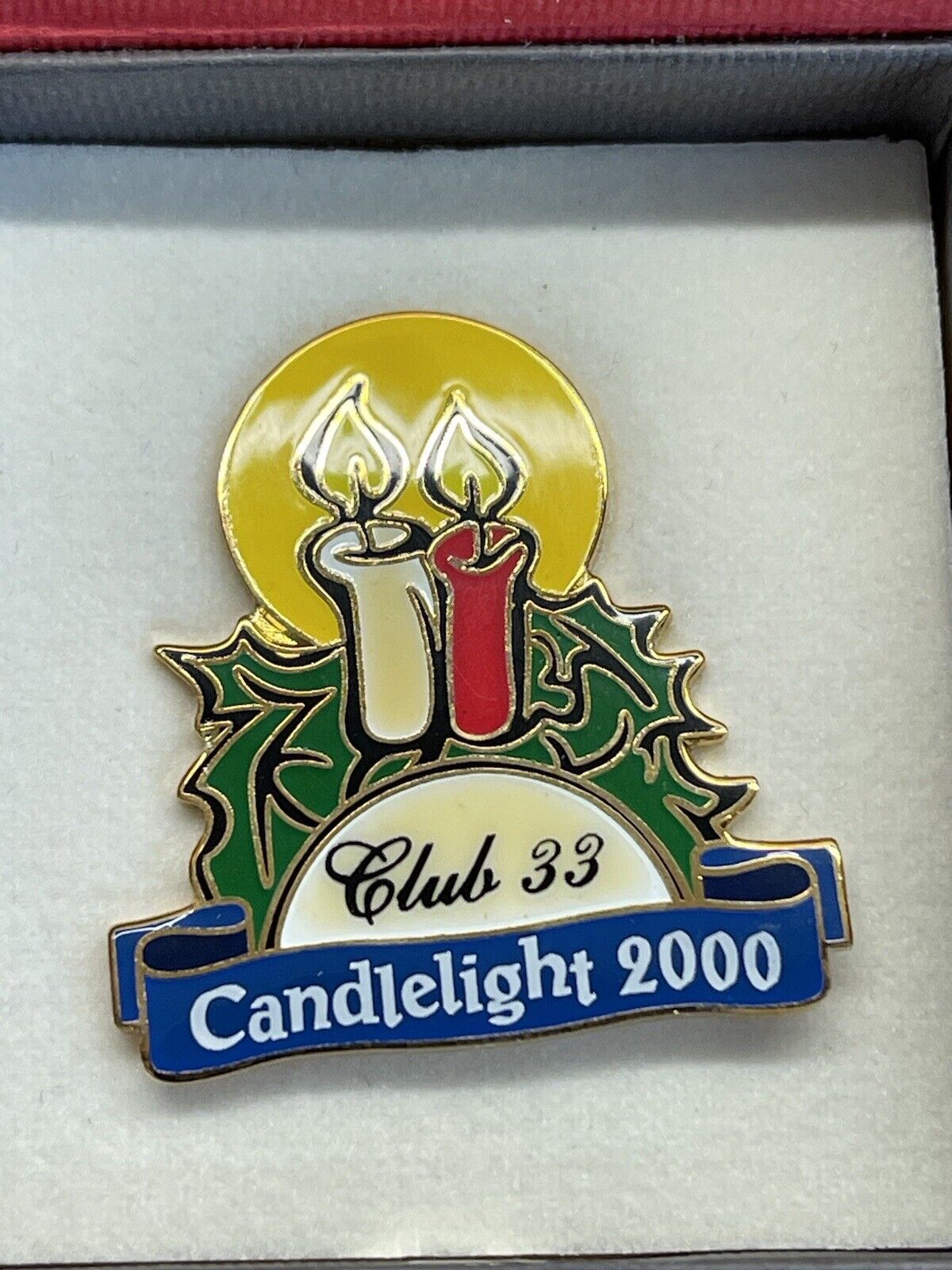 Club 33 Candle Light Pin Year 2000, Disneyland-Rare Sold Out