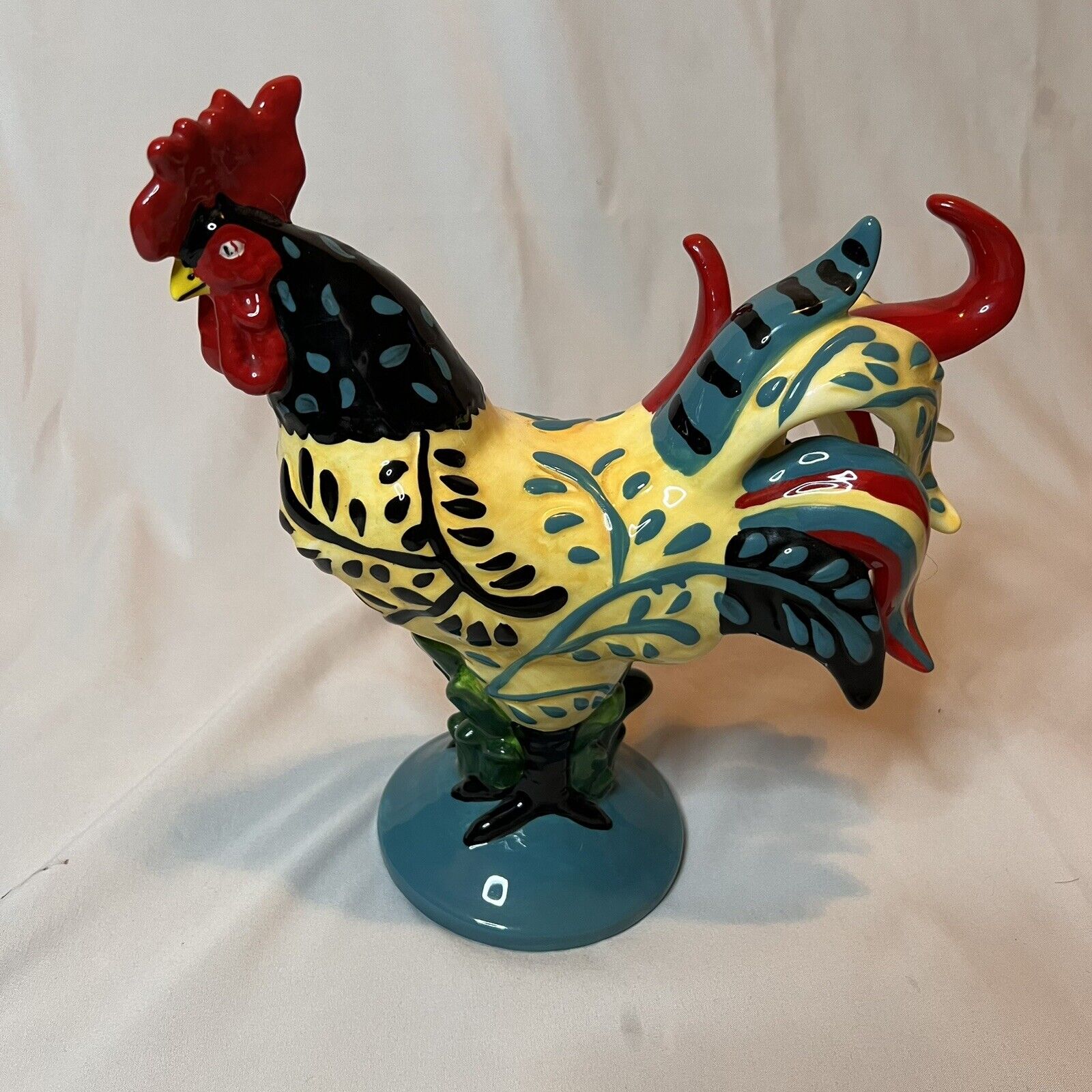 Sharon Neuhaus Poultry In Motion Royal Plumes Rooster Ceramic 16755