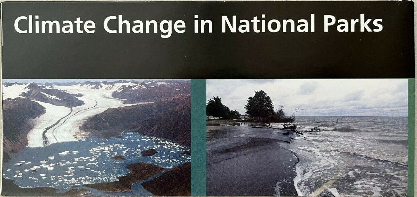 New 2016 CLIMATE CHANGE in NP   NATIONAL PARK SERVICE UNIGRID BROCHURE  OOP