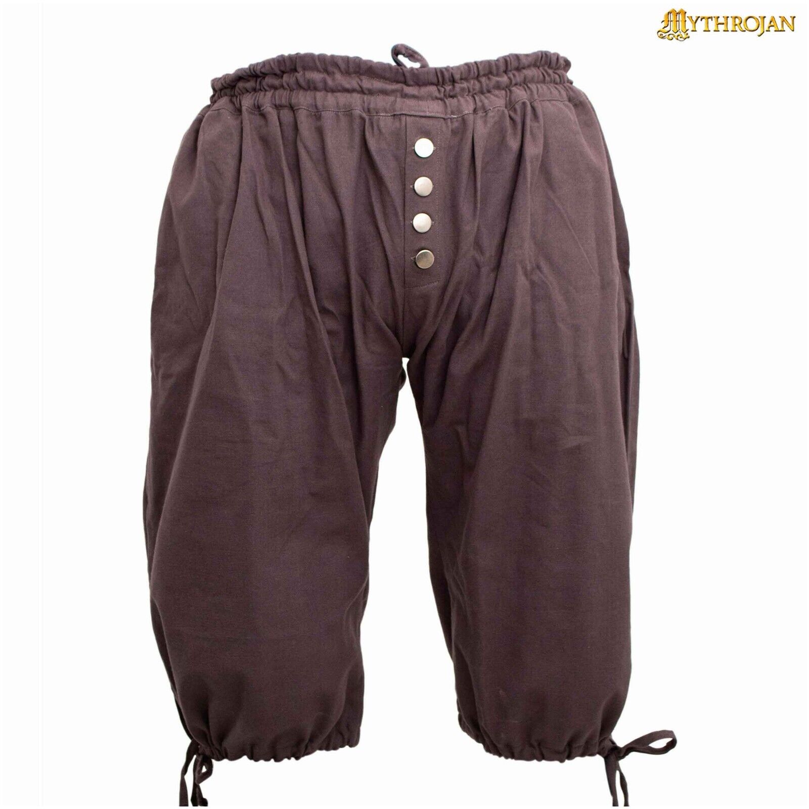 Pirate Cotton Breeches Adult Colonial Medieval Renaissance Costume for Men Grey