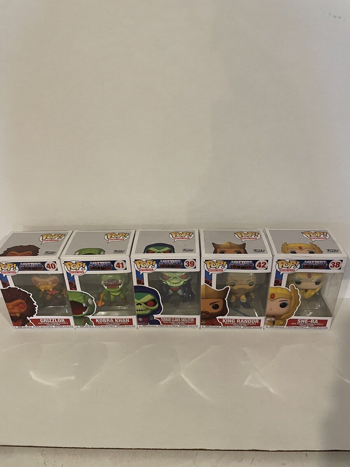 masters of the universe funko pop lot