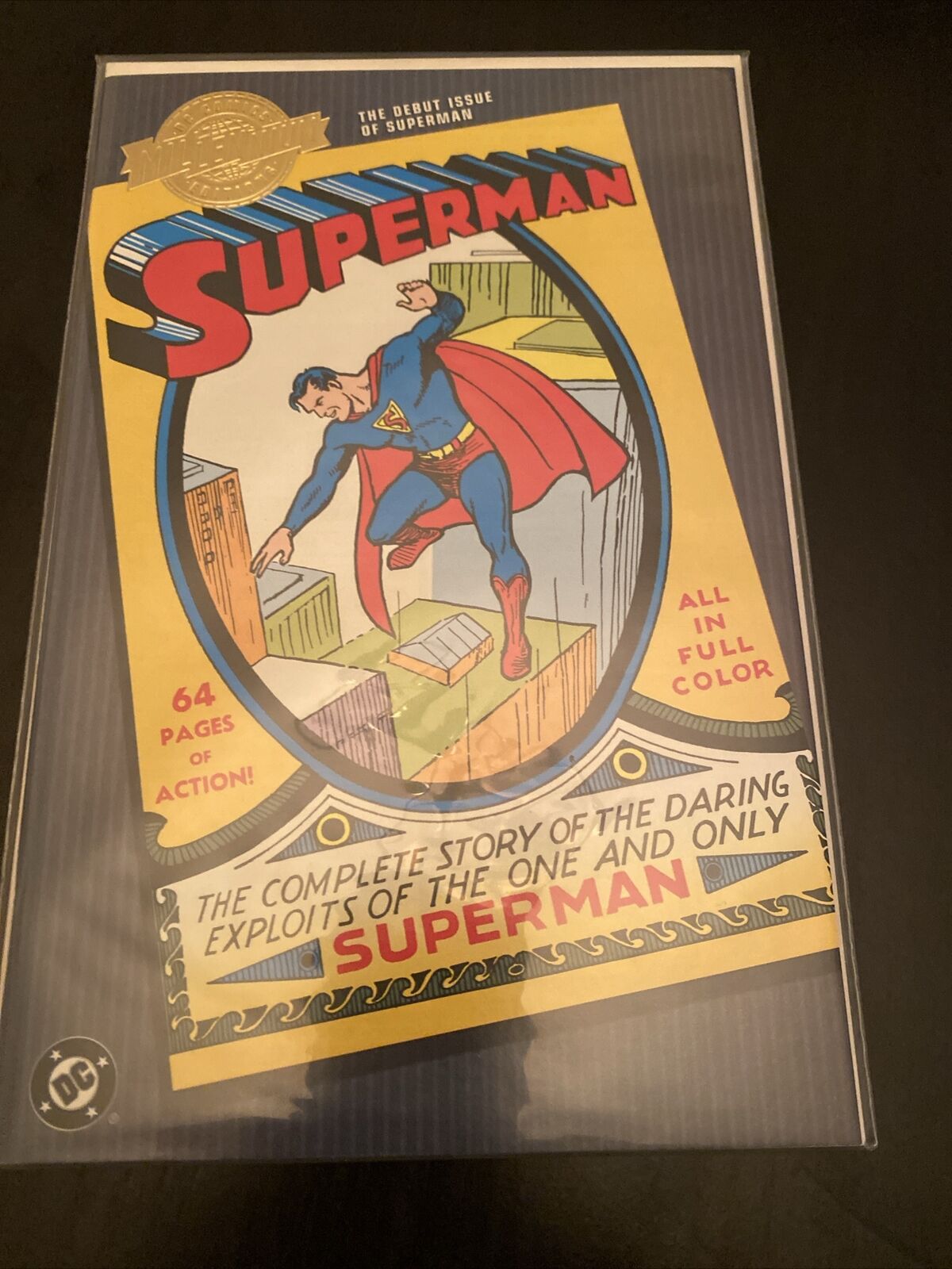 DC COMICS MILLENNIUM EDITION SUPERMAN #1 1939 SERIES 2000