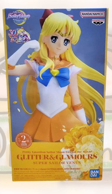 New B ver. Sailor Moon Eternal SUPER SAILOR VENUS Figure Glitter & Glamours