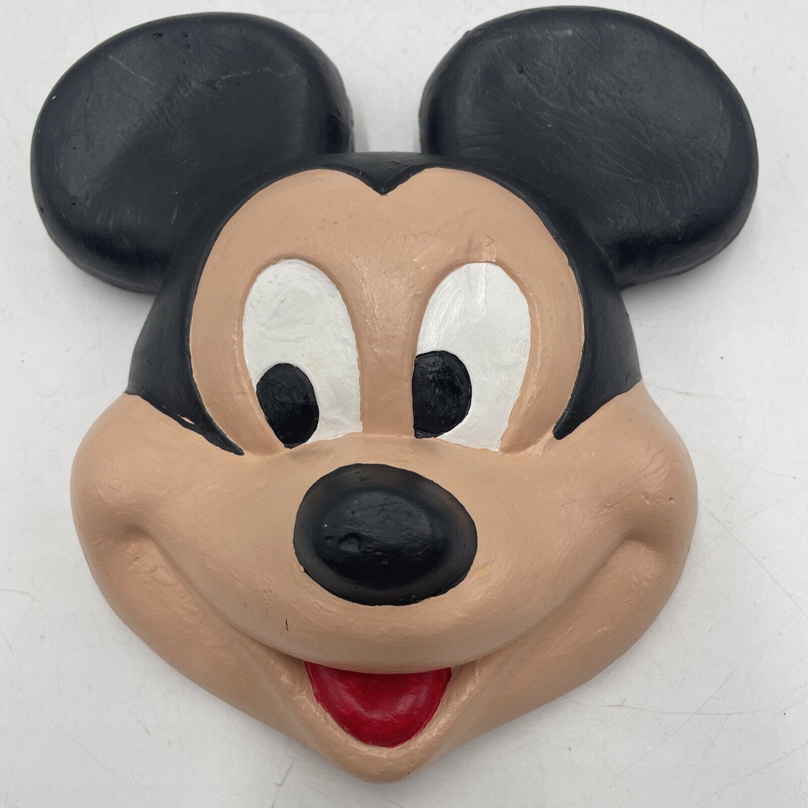 Vintage MICKEY MOUSE Head Mold 3D Disney Painted Face Wall Hanging