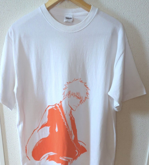 Bleach EX Exhibition Ichigo Kurosaki original T-Shirt M size JAPAN anime