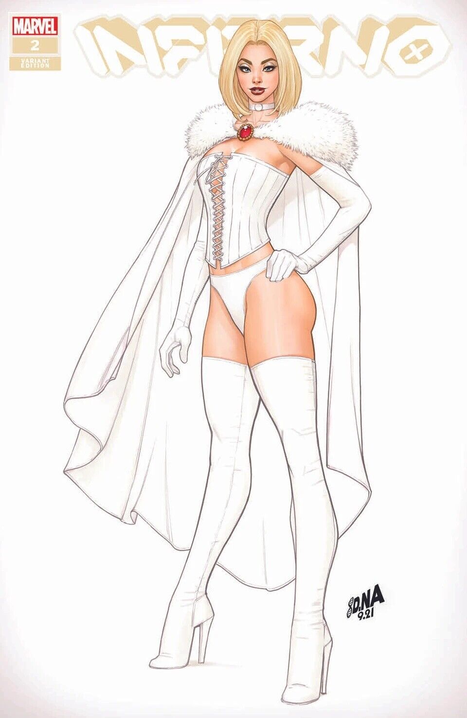 🚨🔥 INFERNO #2 DAVID NAKAYAMA Exclusive Trade Dress Variant Emma Frost X-Men