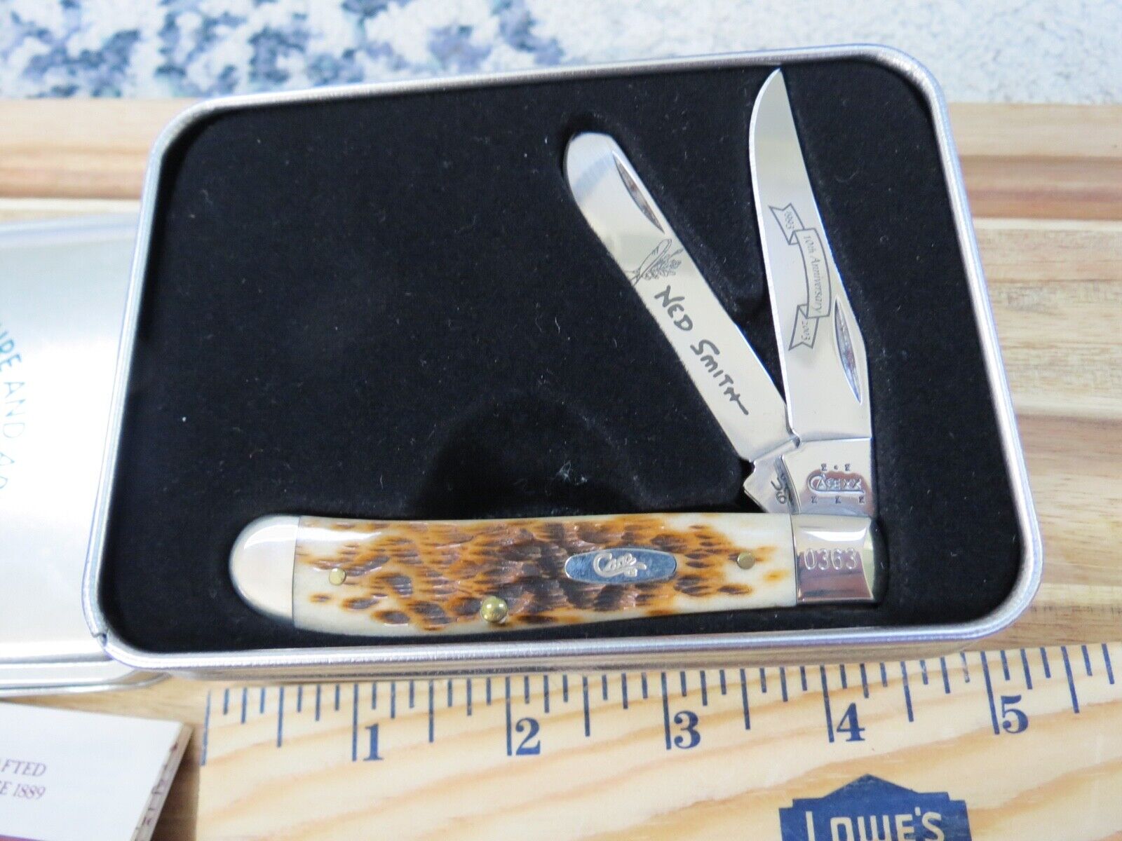 Case knife Ned Smith c.2003 (lot#18704)