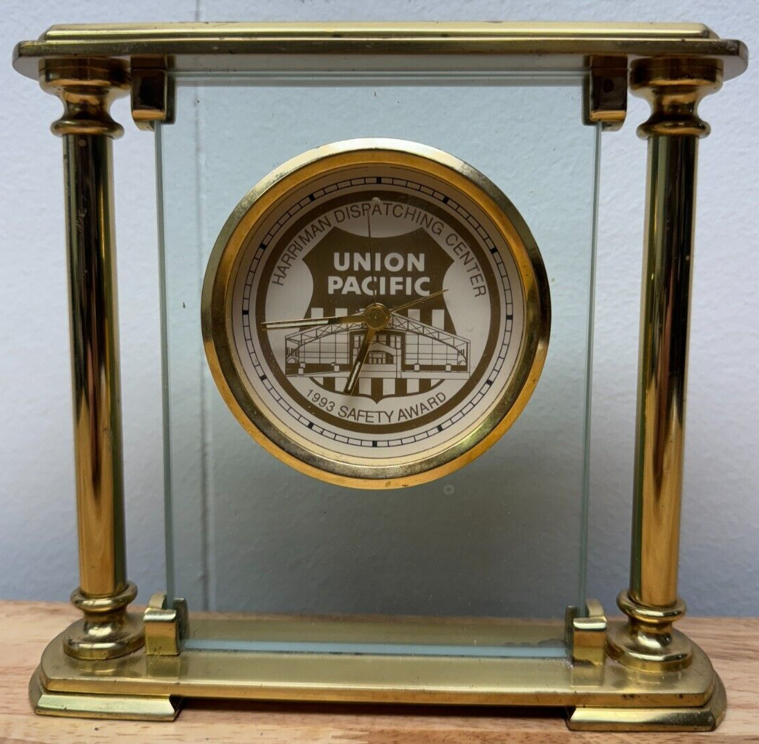 Union Pacific Railroad Clock - 1993 Safety Award - Harriman Dispatching Center