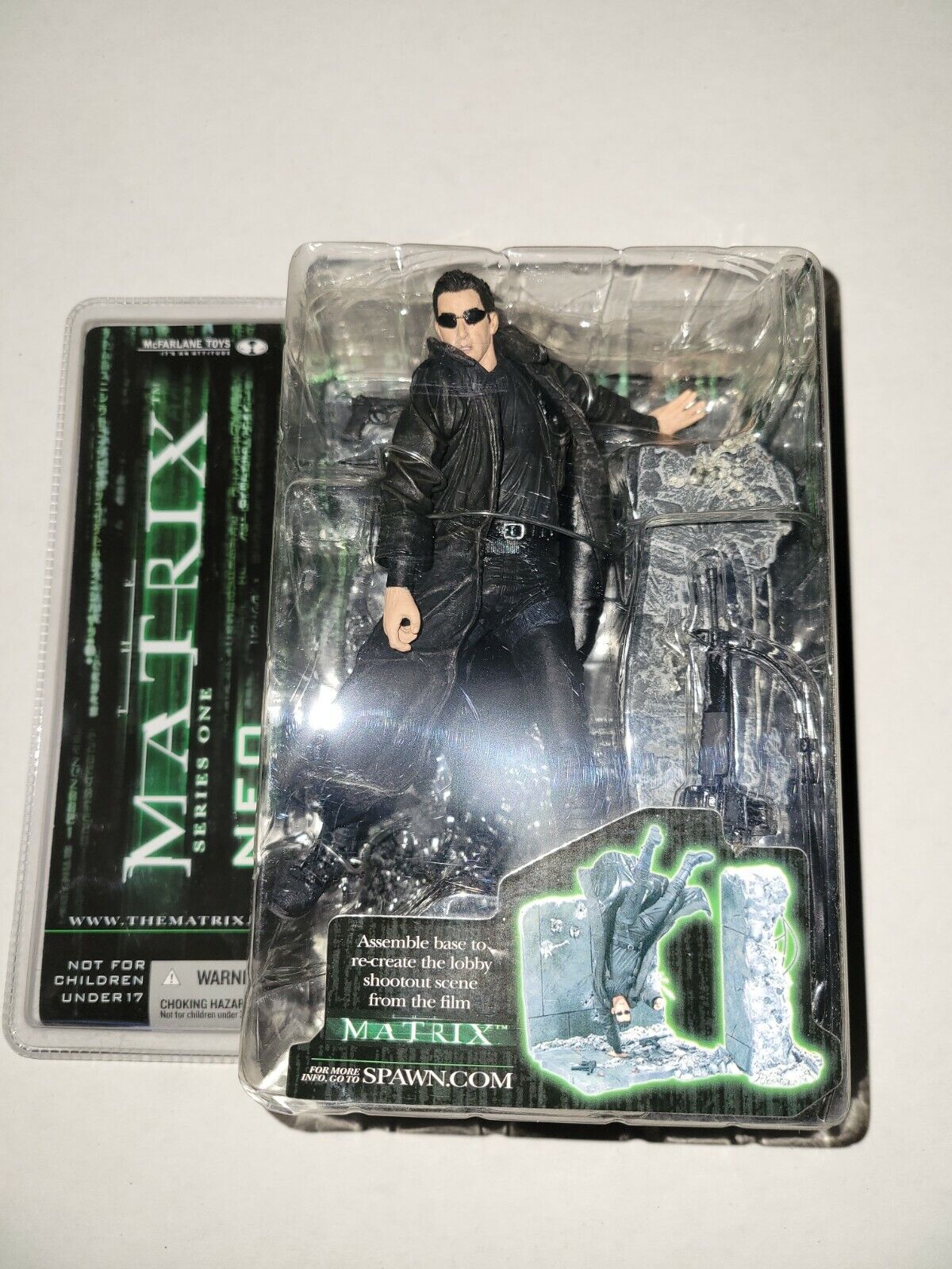 The Matrix Series One 1 NEO Lobby Scene McFarlane Spawn Figure Sealed