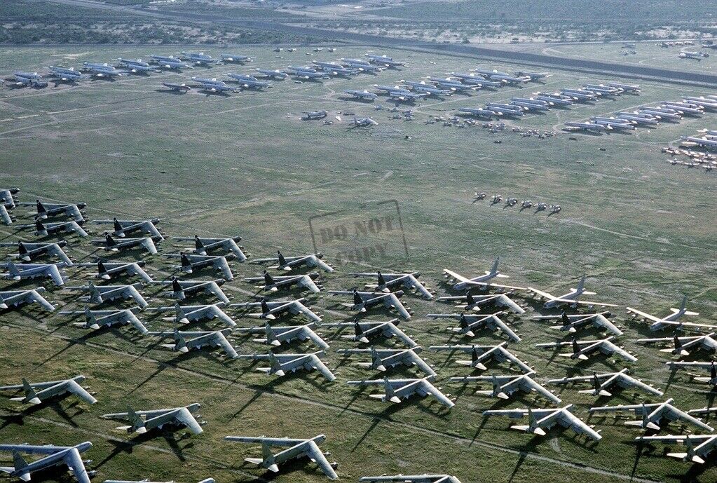 US Air Force USAF 2,500 aircraft from all services are stored 12X18 Photograph
