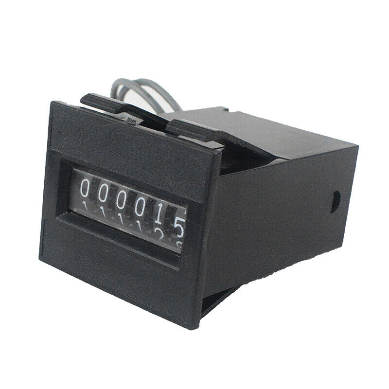 6 Digits 12V Mechanical Coin Counter Meter For Arcade Cabinet Pinball Machine