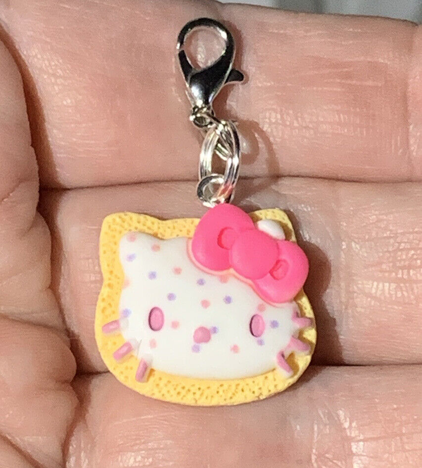 Hello Kitty Cookie Charm Zipper Pull & Keychain Add On Clip
