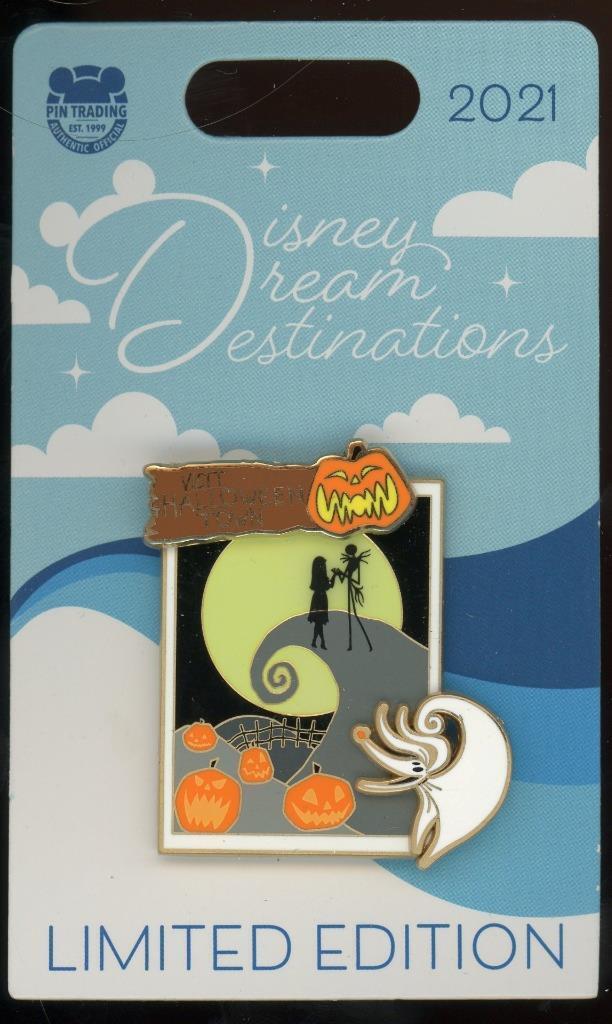 DLR Halloween Town Dream Destinations Nightmare Christmas LE Disney Pin 145704