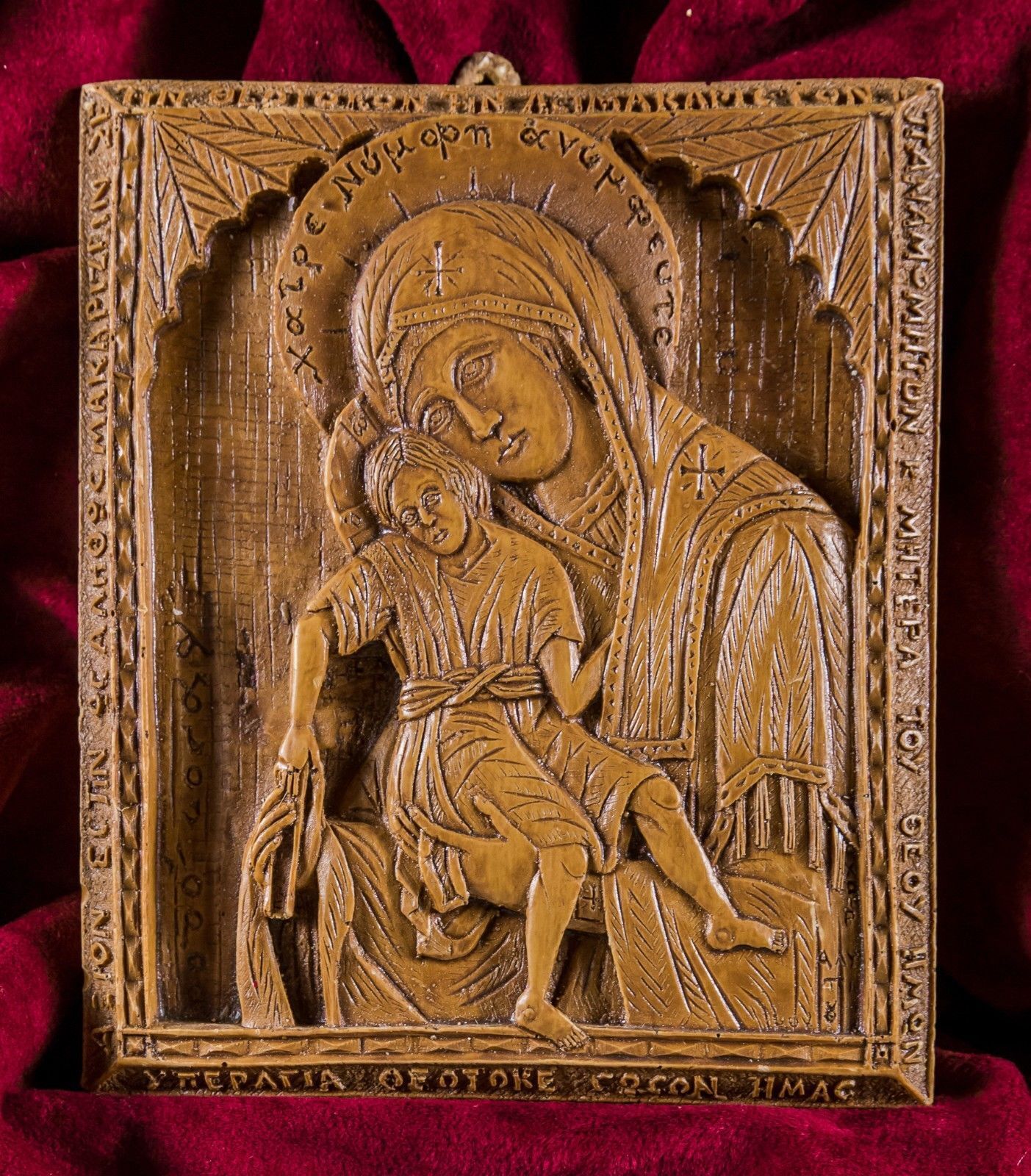 Panagia Axion Esti Virgin Mary Our Lady Christian Orthodox Aromatic Icon Gift