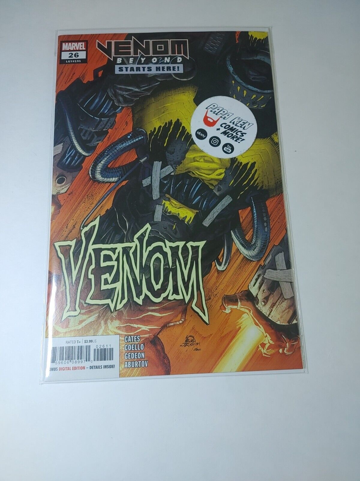Venom #26 1st Print Stegman Cover 1st Full  Appearance Of Virus 