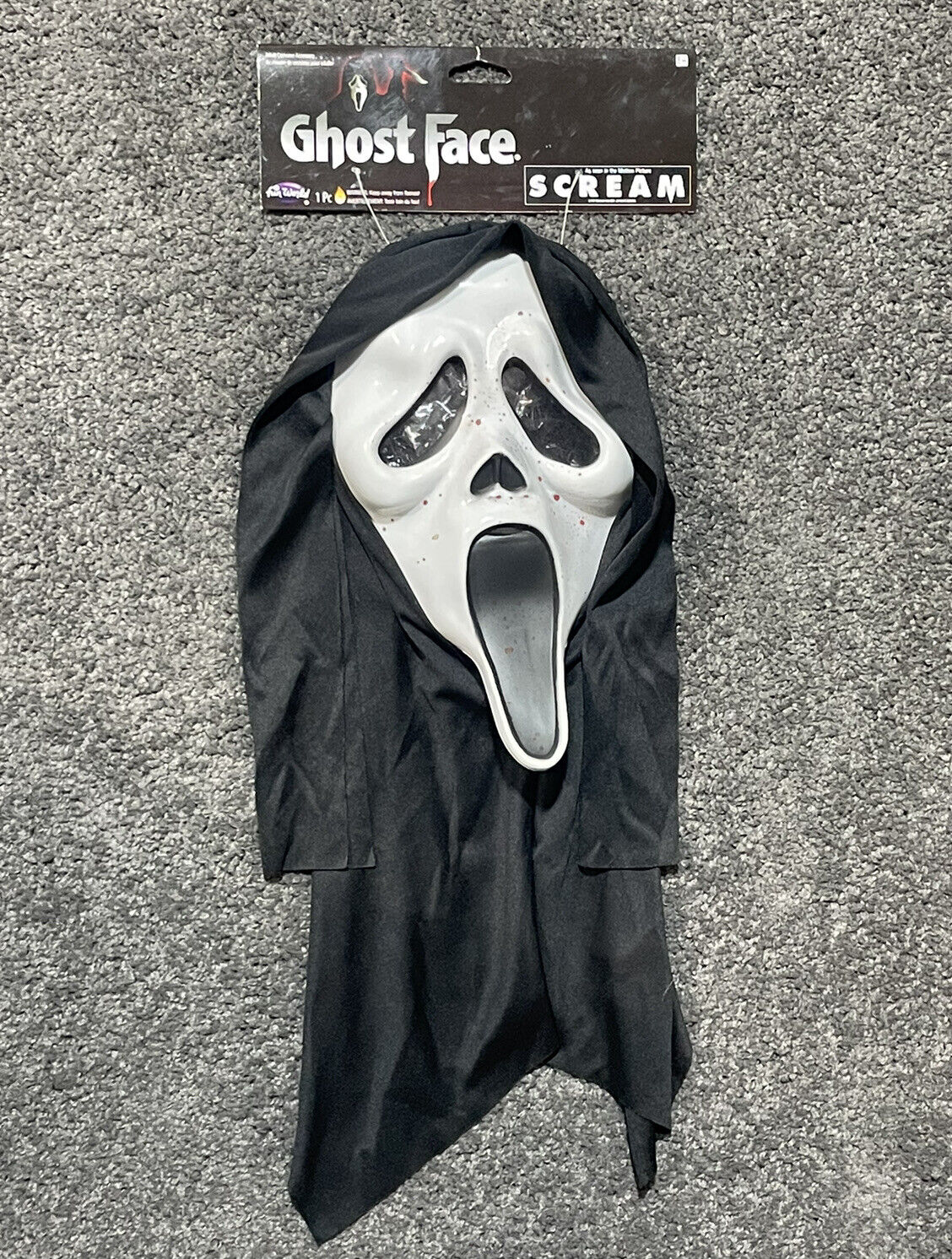 Ghost Face Scream Movie Mask Halloween Horror Blood Cult Evil Killer Cosplay