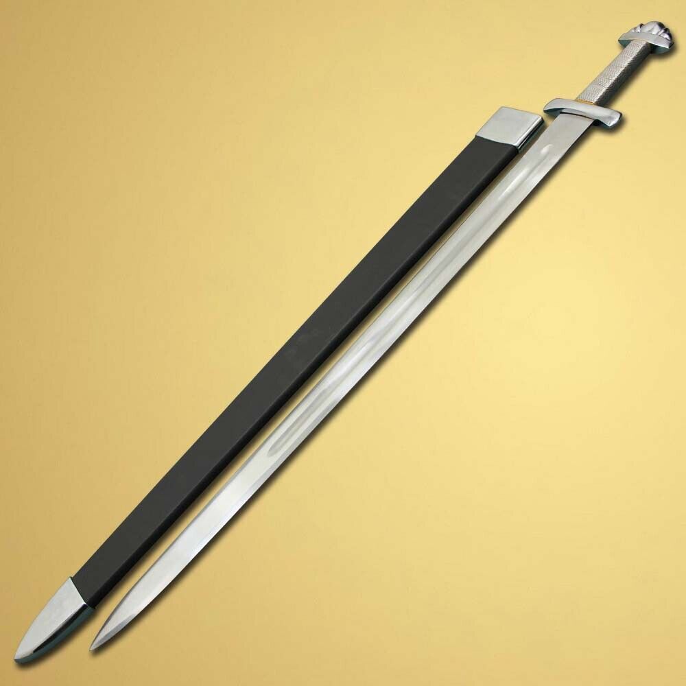 Fully Handmade Battle Ready Viking Long Sword Type XXII Oakshott (Silver)