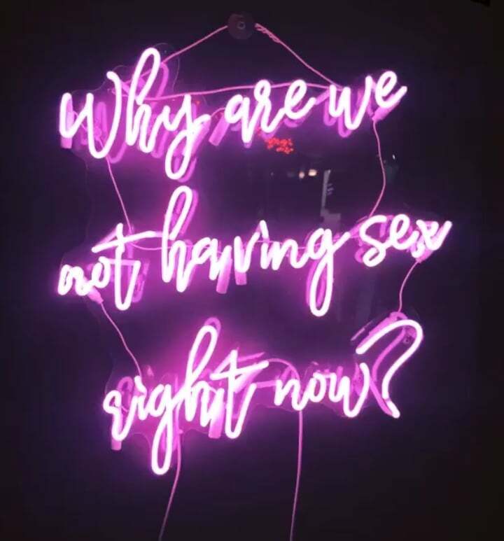 Why Are We Not Having Sex Right Now CC Acrylic Neon Sign Lamp Light With Dimmer