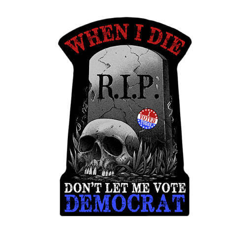 Don\'t Let Me Vote Democrat Magnet