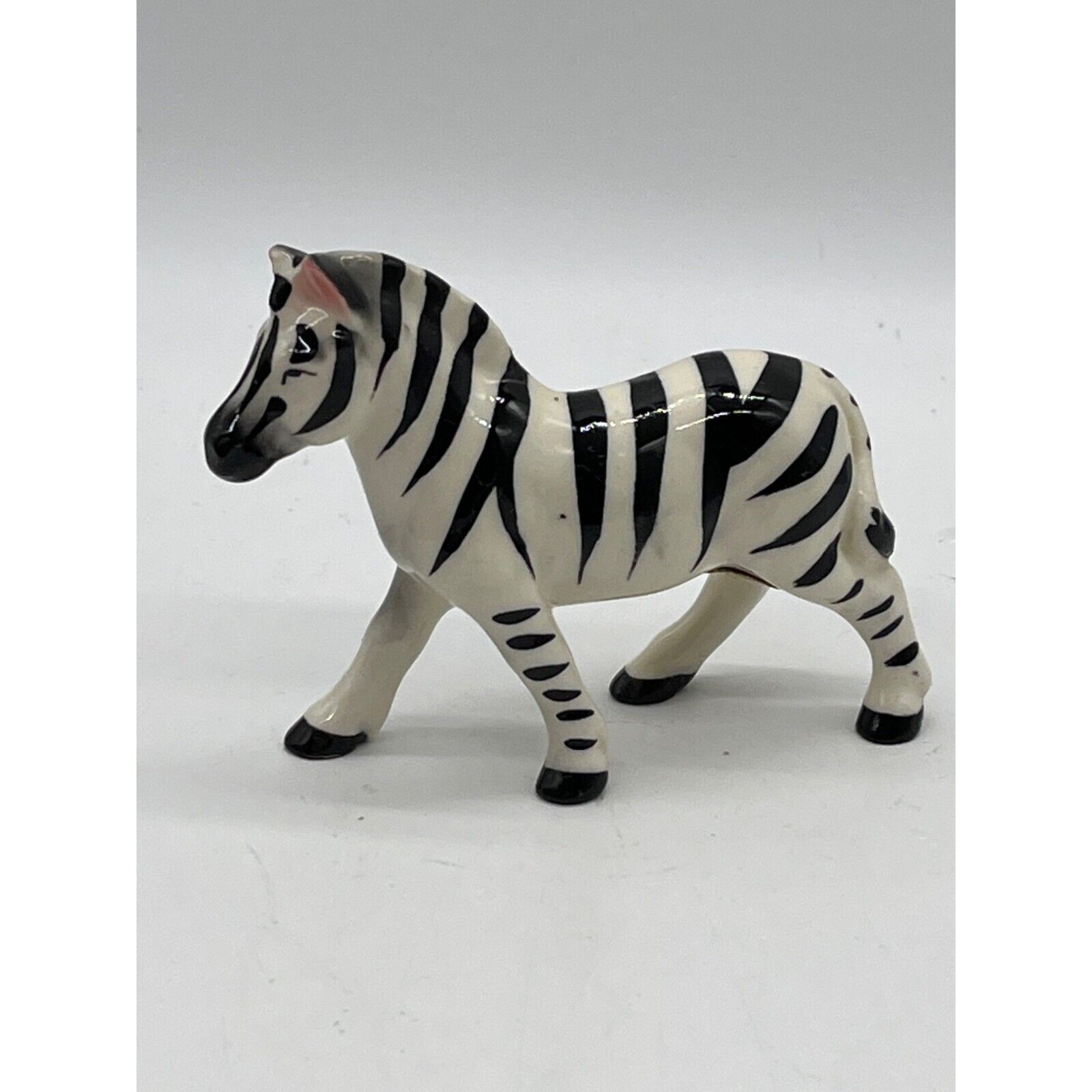Vintage Victoria Ceramics Zebra Figurine Made in Japan Repaired Leg