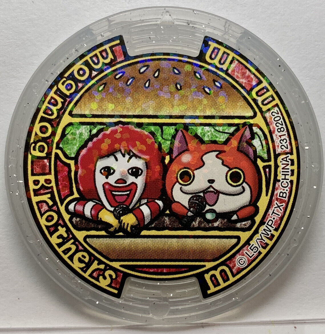 McDonald Limited Yo-Kai Watch Song Medals Mogmog Brothers Medal U Yokai Japan