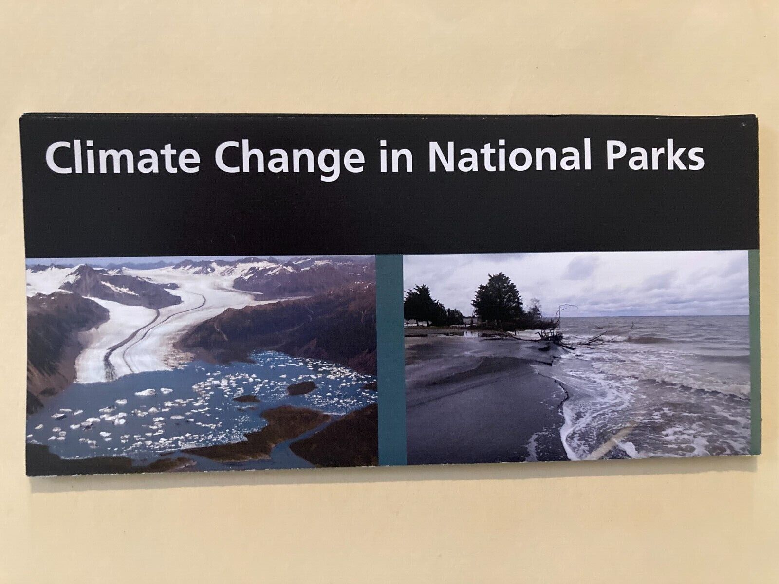 Newest CLIMATE CHANGE NATIONAL PARK SERVICE UNIGRID BROCHURE  Global Warming 
