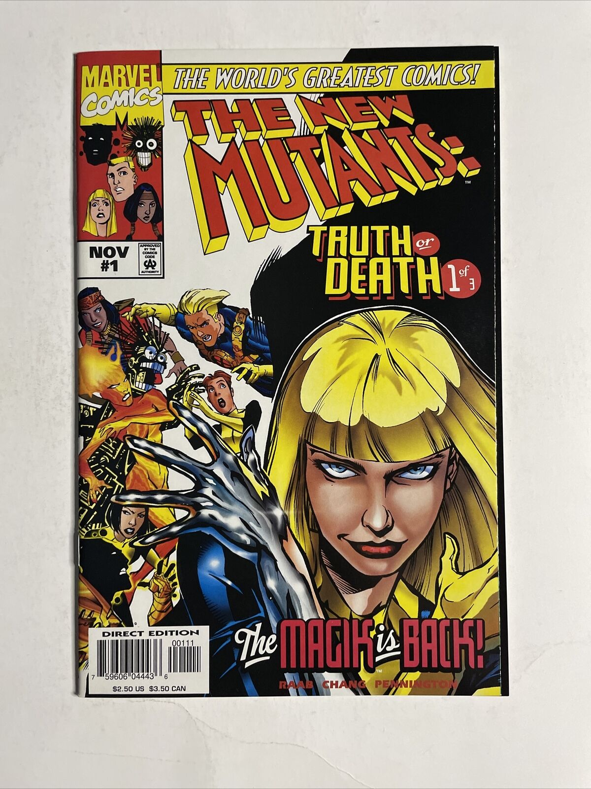 New Mutants: Truth or Death #1 (1997) 9.4 NM Marvel High Grade Comic Book Magik