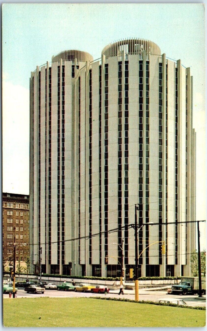 Distinctive dormitory towers at the University of Pittsburgh, Pennsylvania