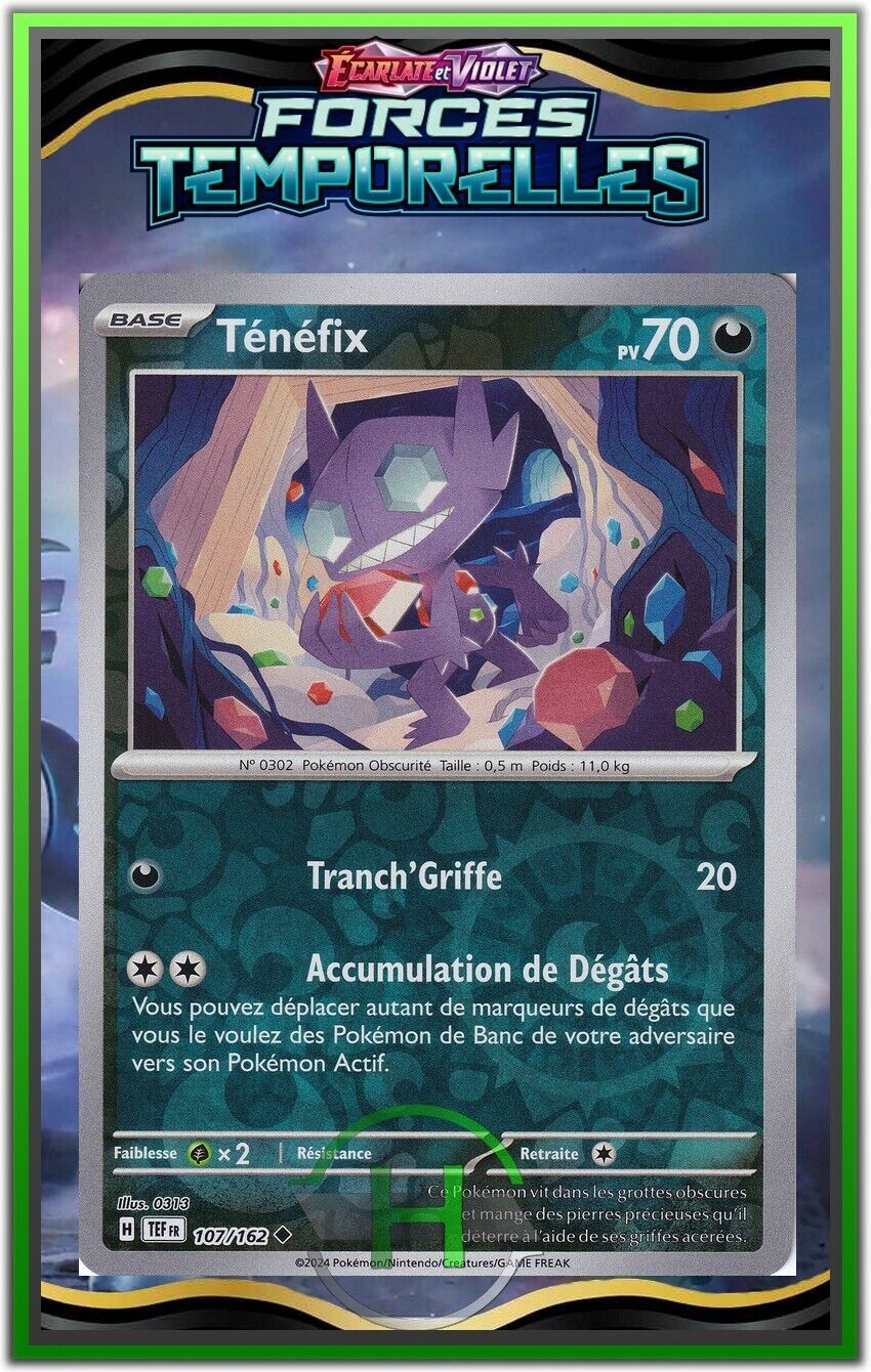 Reverse Tenefix - EV5:Temporal Forces - 107/162 - Pokemon Card FR New