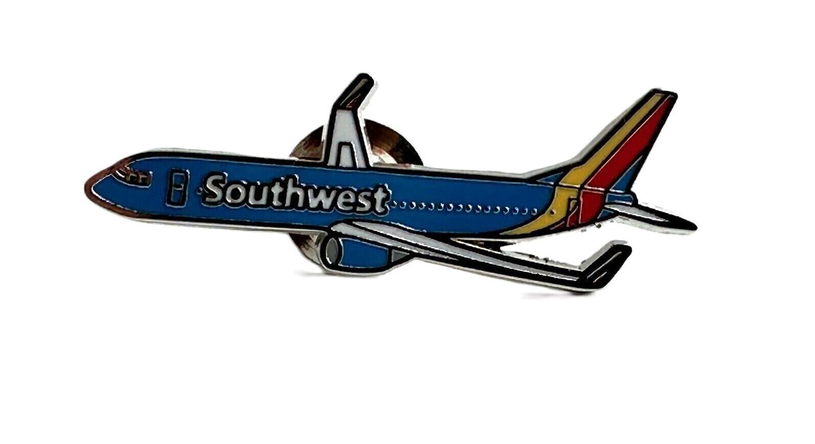Southwest Airlines Boeing 737-800 New Hue Jet Airplane Logo Tack Lapel Pin Pilot