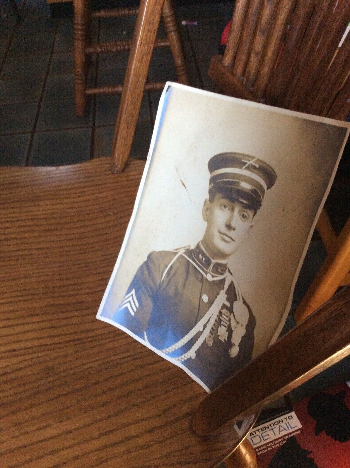 Vintage Photo Of NY Solider 