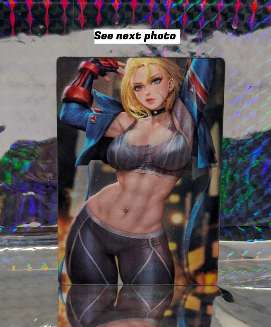 3D lenticular Sexy Anime Card ACG Lewds - NEW RELEASE - Cammy - 3 Progression