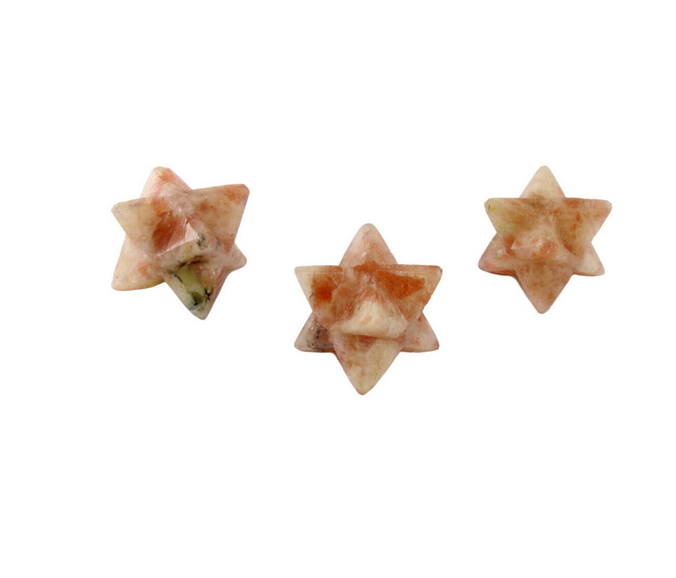 Sunstone Chakra Energy Sacred geometry Star Lot of 20 Stars Wholesale 