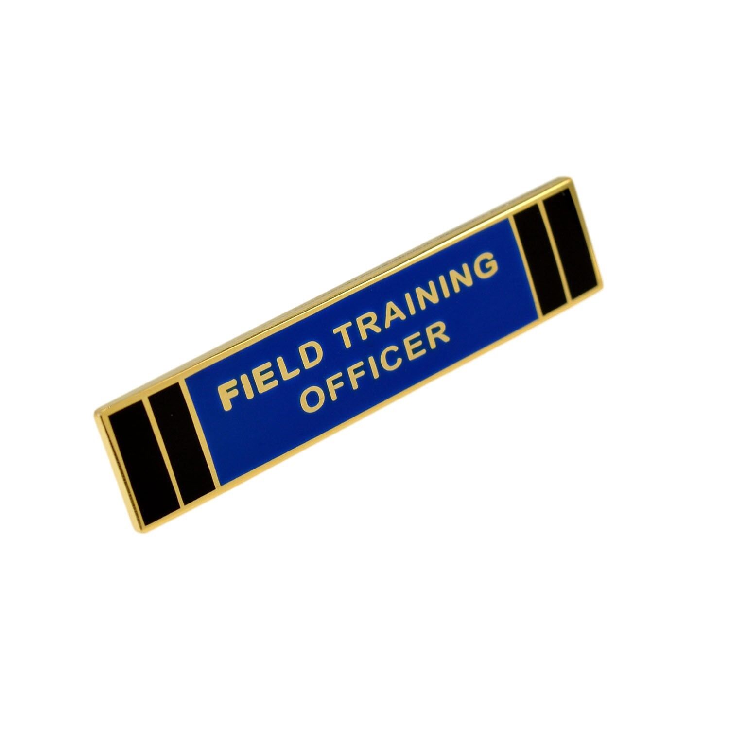 Field Training Officer Citation Bar FTO Police Merit Award Commendation Pin Gold