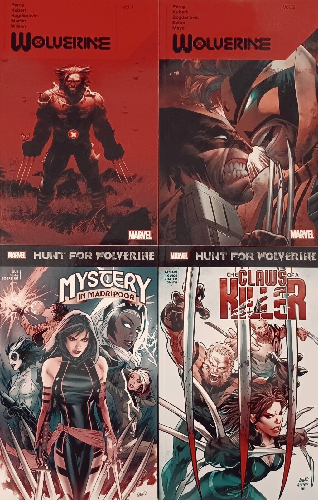 WOLVERINE: v1-2, Hunt For Wolverine: Mystery in Madripoor, the Claws of a Killer