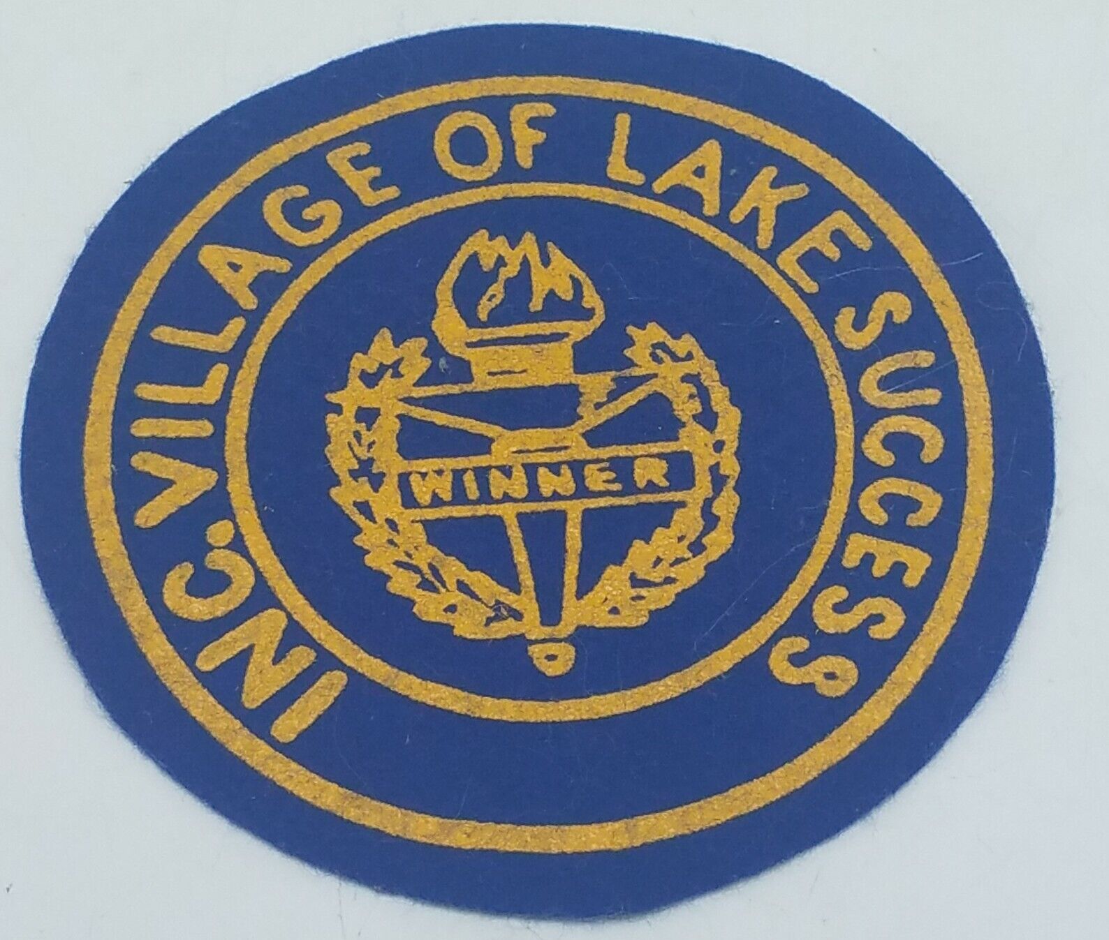 Vintage Felt Patch - Incorporated Village of Lake Success New York \